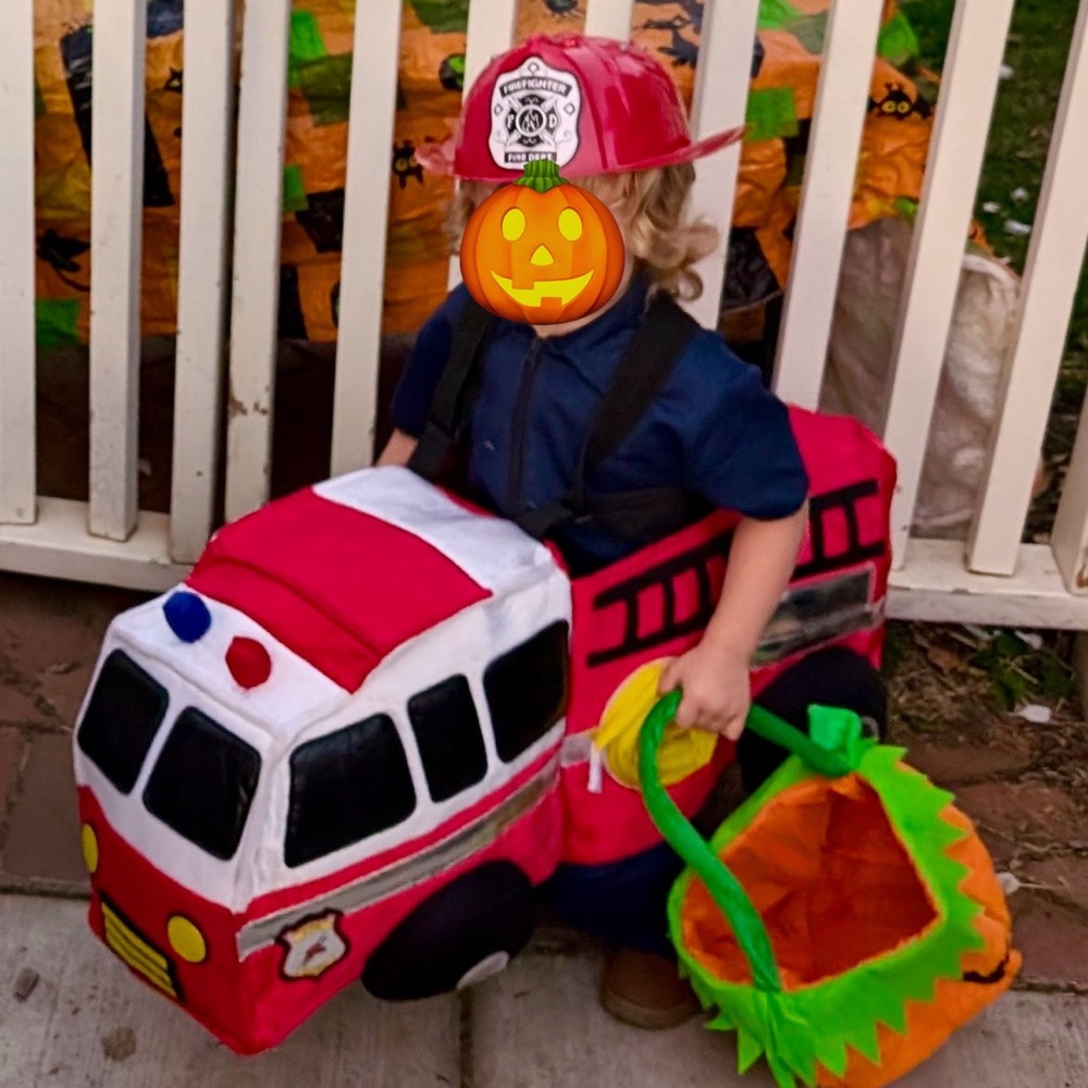 Hanna Andersson Red Fire Truck Costume